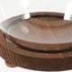 thumbnail image 5 of Cúpula de cristal transparente con flores preservadas y base de madera., 5 of 7
