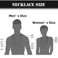 thumbnail image 2 of FEEL STYLE Male Cubic Zircon Plated Maple Leaves Pendant Necklace for Men Women Stainless Steel Jewelry 26", 2 of 5