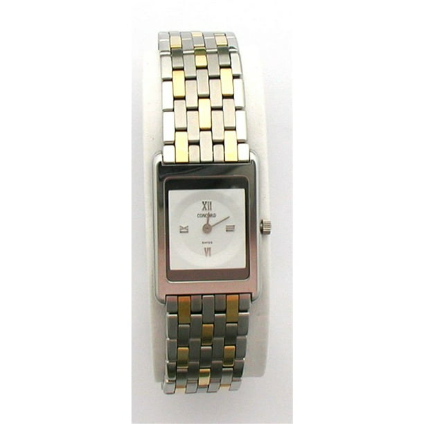 Concord - Concord Delirium Steel and 18k Gold 2.8mm Thin Women's Watch ...