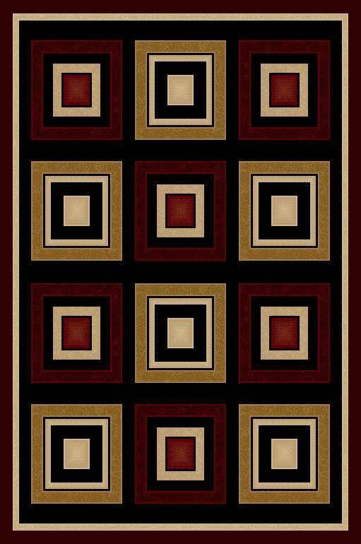 KING Modern Contemporary Door Mat 2x3 2X4 Rug Abstract Doormat 885