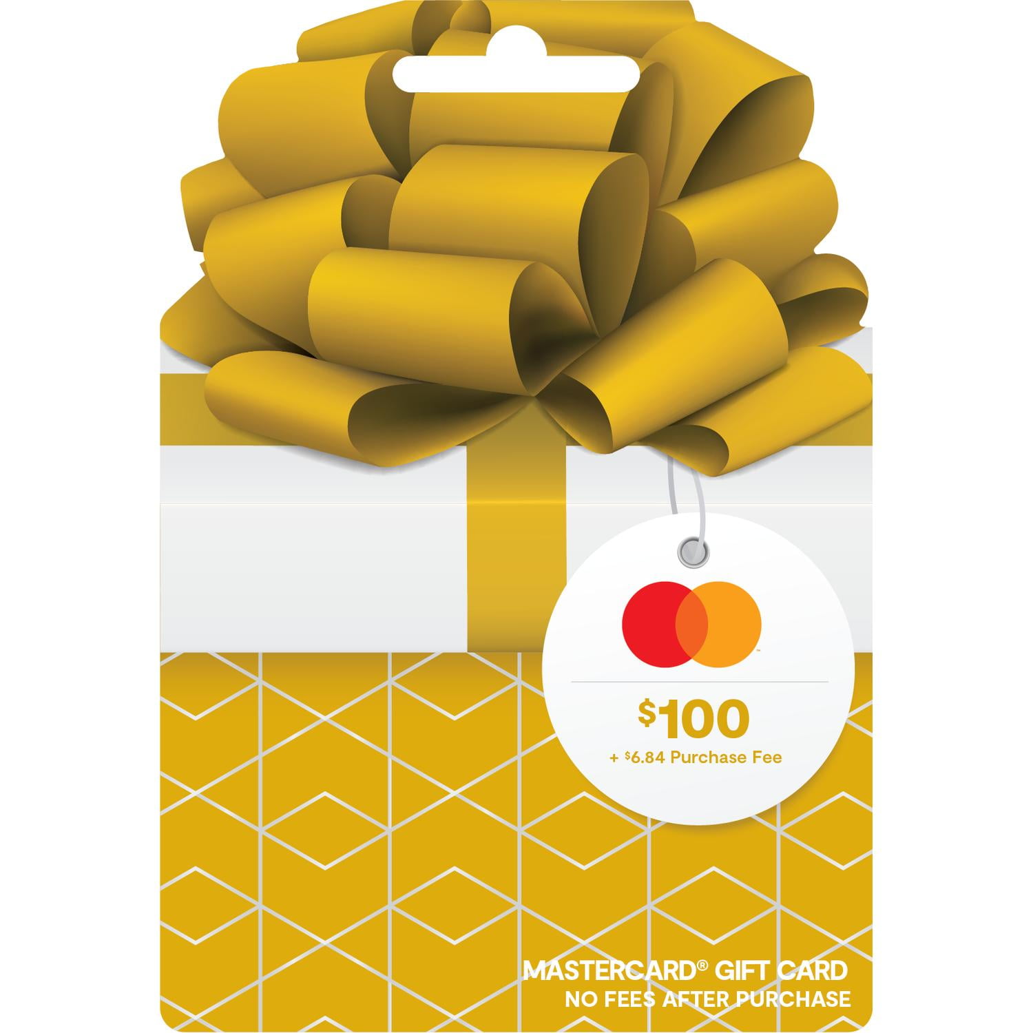 Mastercard® $100 Gold Bow Gift Card (Plus $6.84 Purchase Fee)
