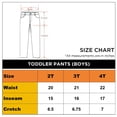 thumbnail image 5 of CULTURA Baby Boy's Toddler Jeans, Elastic Waist Inside Slim Wash Basic Stretch Denim Pants, Blue -Thick Stitch, 2T, 5 of 8