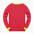 thumbnail image 5 of NOLDARES Little Boys Girls Christmas Pajamas for Toddler Clothes Set Snowman Long Sleeve Cotton Kids Pjs Fall Winter Sleepwear 6-24 Months 2t 3t 4t 5t 6t 7t 8t 9t Children,Red,3-4 Y, 5 of 6