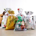 thumbnail image 2 of Bolsas de plástico personalizadas con cordón, bolsas de plástico para envolver regalos, adorno de árbol de Navidad, bolsa de embalaje de dulces para regalo de Navidad para niños, 2 of 4