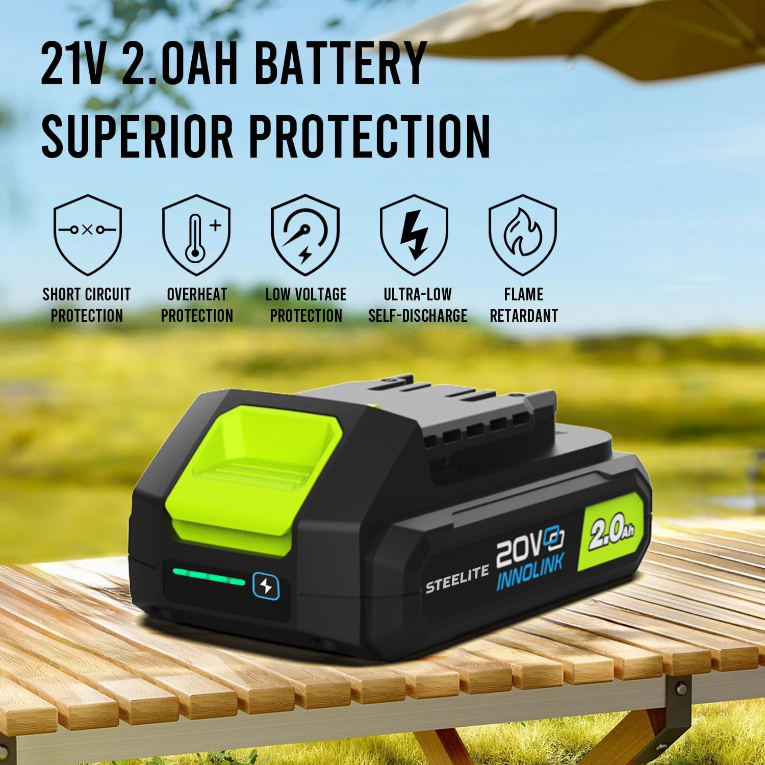 Steelite 21V 2.0Ah Lithium Ion Battery Pack