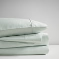 thumbnail image 3 of Beautyrest 400 Thread Count Wrinkle Resistant Cotton Sateen 4 PC Green Sheet Set, Queen, 3 of 9