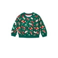 thumbnail image 3 of Joyful Moments Toddler Christmas Stocking Print Sweatshirt and Jogger, 2-Piece Set, Sizes 12M-5T, 3 of 12