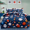 thumbnail image 1 of Bed in A Bag A Nice Night Sports, microfibra, 6 unidades, color azul marino, 1 of 8
