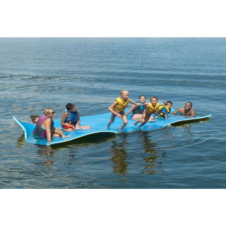 Layer Floating Oasis Water Pad 9 x 6 Water Sports Mat Float Island Utility Mats Floating Mat