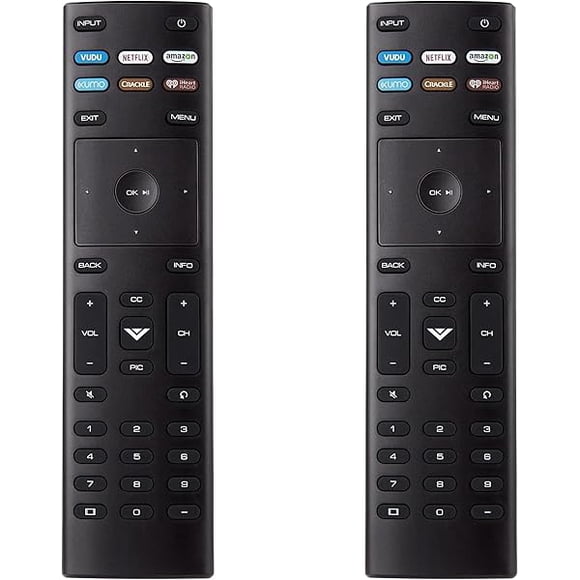 ccwmincc Remote for Vizio Smart TV Remote, 2-Pack Universal Replacement Control for Vizio TV Remote Compatible for VIZIO All LED LCD HD 4K UHD HDR Smart TV