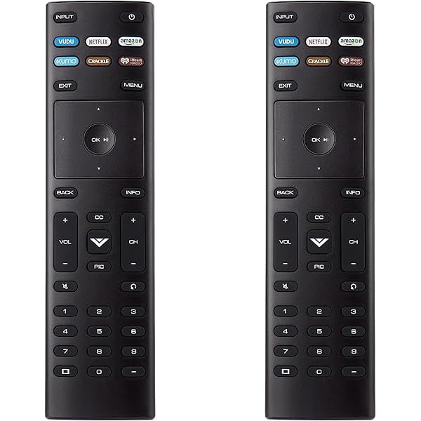 ccwmincc Remote for Vizio Smart TV Remote, 2-Pack Universal Replacement Control for Vizio TV Remote Compatible for VIZIO All LED LCD HD 4K UHD HDR Smart TV