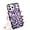 Purple, variant on Compatible with iPhone Case,Luxury Glitter Electroplating Flower Floral [ Drop&Full Body Protection] Shockproof Cover Phone Case (Purple,iPhone 12 Pro)