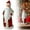 A, variant on Noothes LED Santa Figurine with Light - 6 inch Battery Powered Resin Christmas Decor Holding Book and Cane for Home Holiday Display