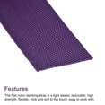 thumbnail image 3 of Uxcell Flat Nylon Webbing Strap 1 inch 4 Yards Dark Purple for Backpack, Luggage-rack, 3 of 6