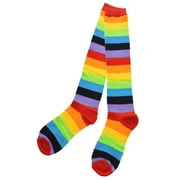 Angelina Rainbow Striped Knee-High Socks (1 or 6 Pack)
