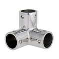 thumbnail image 2 of jiaping Handrail Fittings For Boats, 90 Degree, 1 ", 3 Way Corner Bracket, 316 Stainless, 2 of 6