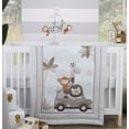 thumbnail image 6 of Little Love by NoJo Jungle Ride Gray Monkey and Giraffe Musical Mobile for Infant Nursery, 6 of 7