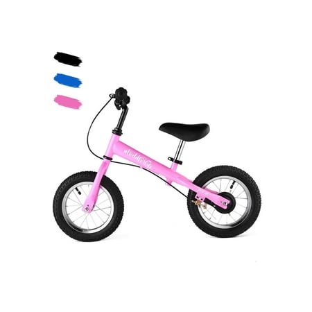 New Kid's Balance Bikes 12-inch wheels Bicycle Children Walker Height Adjustable No Foot Pedal Toddler Bike SPYY