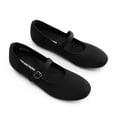 thumbnail image 6 of Womens mary jane ballet flats comfortable knit dress shoes with arch support for work or casual wear, 6 of 6