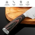 thumbnail image 5 of Kitchen Knife Chef Knife with Black Pakkawood Handle German High Carbon Stainless Steel Full Tang Professional Cooking Knives,D, 5 of 7