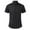Black, variant on Mens Casual Button Down Shirts Slim Casual Solid Color Pocket Lapel Short Sleeve Man Shirt Activewear