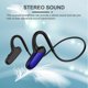 thumbnail image 4 of Matsuzay Auriculares de conducción ósea Bluetooth inalámbricos impermeables cómodos de usar gancho para la oreja abierta peso ligero no en la oreja Cables de audio/vídeo azul, 4 of 8