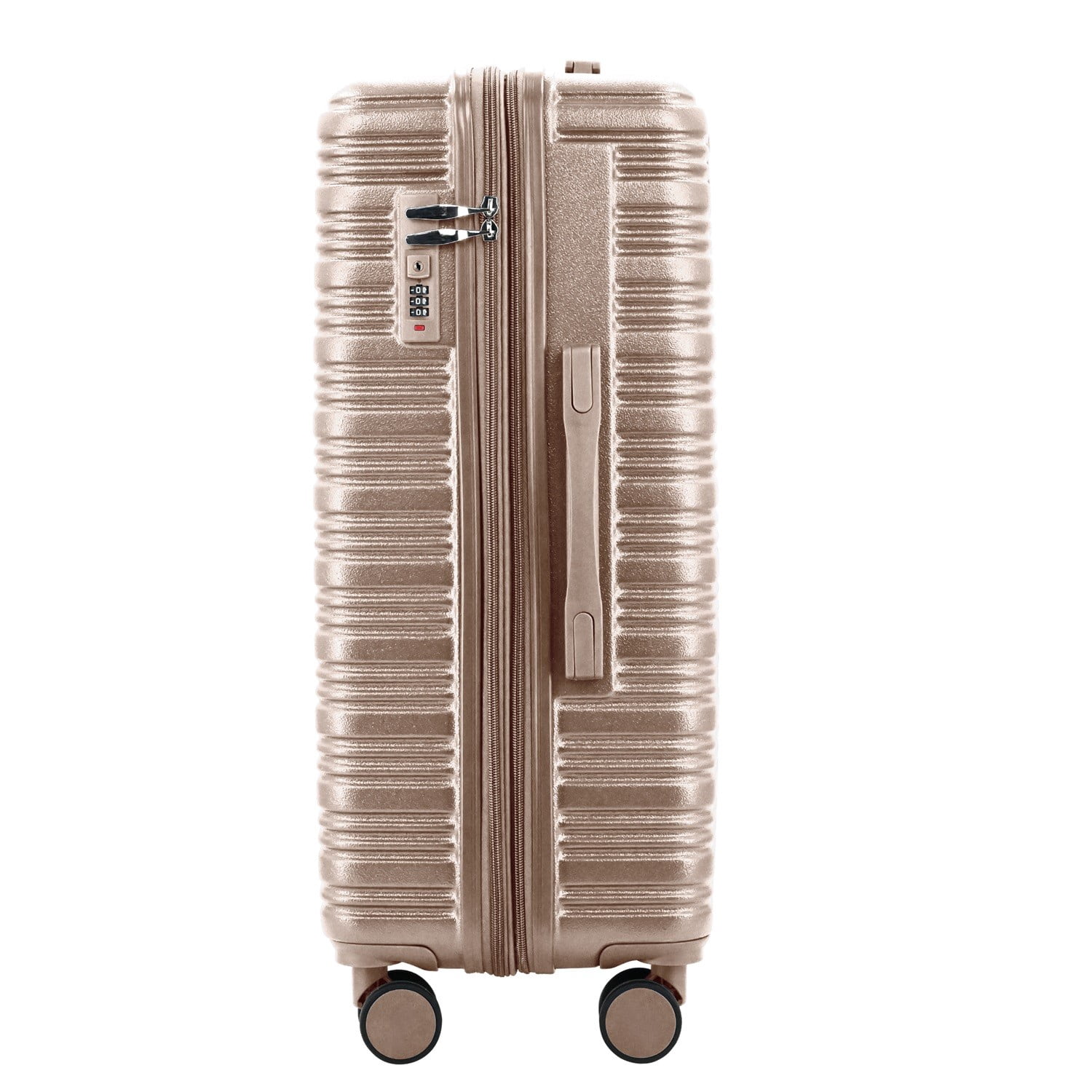 20" Hardside Carry-on Expandable Spinner Luggage for Travel, Rose Gold
