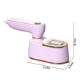 thumbnail image 3 of Xihbxyly Plancha de Vapor Portátil, Quitaarrugas de Mano, Potente Vaporizador de Ropa, Diseño Compacto para Viajes, Ideal para Trajes, Vestidos y Camisas, Fácil de Guardar, Tamaño 16 X 12 X 6,5 Cm., 3 of 7