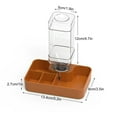thumbnail image 2 of Fufafayo under $5 Reptile Feeding Dish, Reptile Feeding Dish, Rectangular Pet Food Water Bowl, Multi-Compartment Habitat Feeder for Geckos Chameleons, 2 of 2