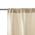 thumbnail image 3 of Mainstays 4 Piece Wave Jacquard Window Curtains Panel Set, Dark Grey, 27.5" W x 84" L, 3 of 7