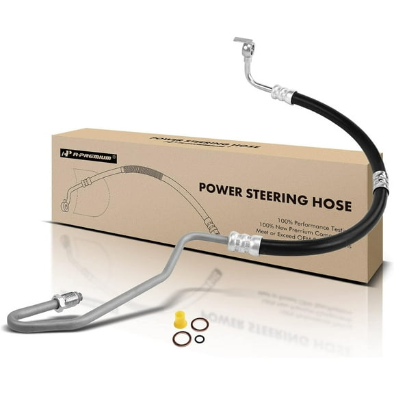 A-Premium Power Steering Pressure Hose Line Assembly Compatible with Chevrolet Prizm 1998-2002 & Toyota Corolla 1998-2002, 1.8L, Pump To Gear