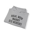 thumbnail image 4 of ICU Nurse Husband Wife Wedding Engagement Hoodie, Gifts, Hooded Sweatshirt, 4 of 4