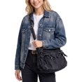 thumbnail image 4 of Gustave Denim Crossbody Bag for Women Cute Y2k Hobo Shoulder Bag Multi Pockets Vintage Jean Tote Purse Handbag(Black), 4 of 8