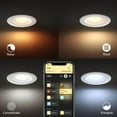thumbnail image 2 of Philips Hue White Ambiance Retrofit Recessed Downlight 5/6" (Bluetooth), 2 of 2