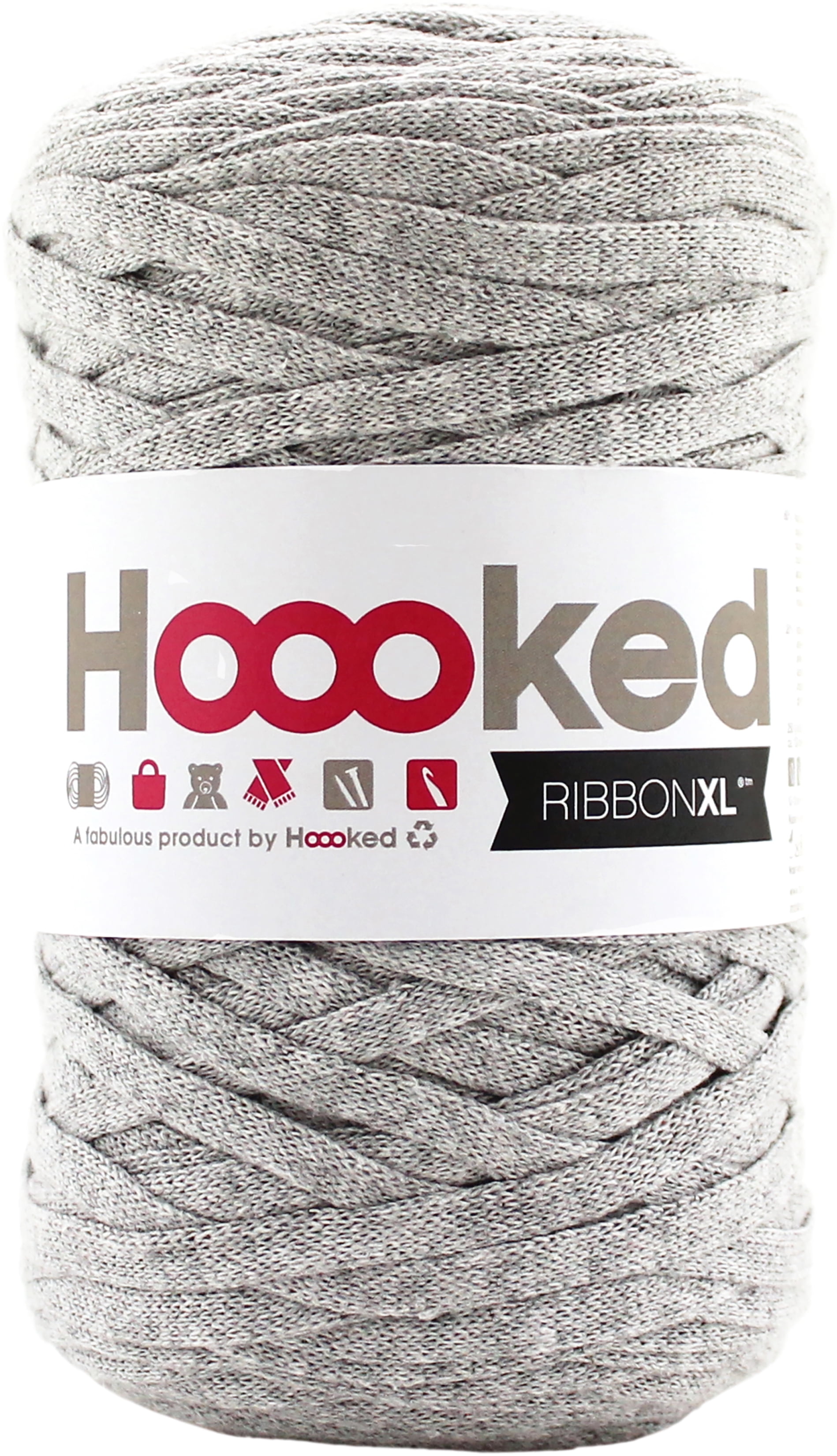Hoooked Ribbon XL YarnSilver Gray