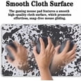 thumbnail image 5 of Big Mouse Pads Black Gaming Mousepad Computer Desk Mat Cute Desk Mat Non-Slip Rubber Base Waterproof with Stitched Edges 35.4 X 15.7 for Game Office, Horse Hide Animal Print, 5 of 6