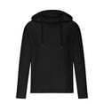 thumbnail image 6 of hotojiny Men's Performance Fishing Hoodie Shirt Fashion UPF 50+ Sun Protection Long Sleeve Muscle Shirts with Mask, 6 of 7