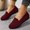Red, variant on EliteGoogv Mens Slide Sandals Open Toe On Slippers for Men Bathroom Pool Indoor Outdoor Walking Shoes Sneakers US :6.5