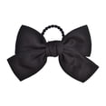 thumbnail image 4 of Bandeau Grand pour Cheveux, Pince à Ressort, Nœud Réglable, Multicolore, Sans Accroc, Porte-Queue, Épingles à Cheveux, Chouchous pour Filles, Noir, 5Ensemble, 4 of 6