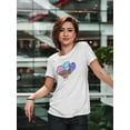 thumbnail image 2 of Three Flavors Of Ice Cream T-Shirt Women -Image by Shutterstock, Female x-Large, 2 of 4