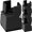 Black, variant on NICERIO 2pcs Furniture Height Extenders Bed Raiser Steel Light Brown Anti Rust Furniture Maintenance