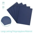 Binditek 25 Pack 16 Mil SandTextured Polycover, Heavy Weight Binding