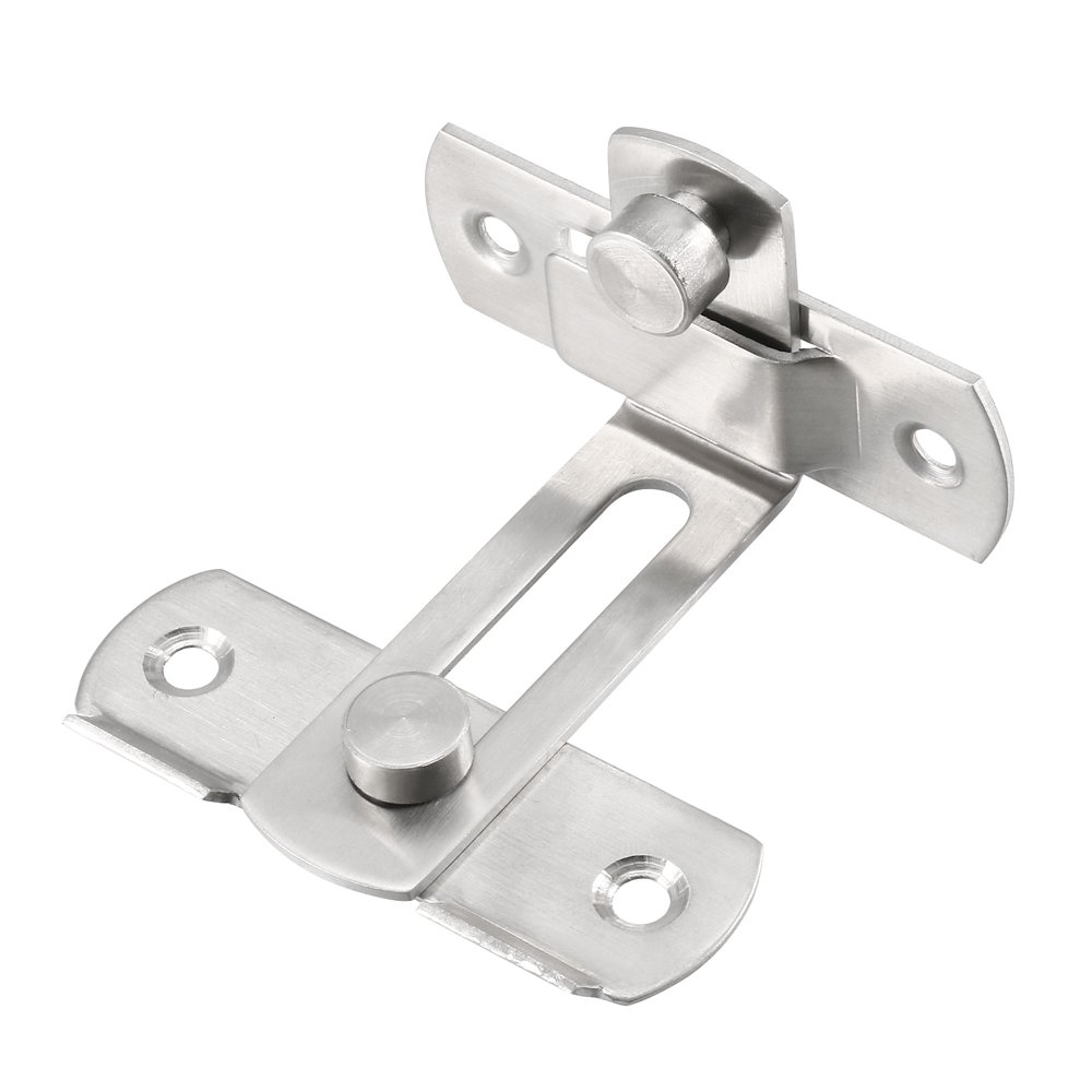 Flip Door Latch 201 Stainless Steel 70x64x40mm 90 Degree Gate Latch Bar