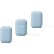 Google - Audio Smart Speaker with WiFi and Bluetooth Streaming (3-Pack: Sky)