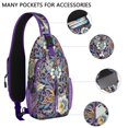 thumbnail image 2 of Paisley Crossbody Sling Backpack for Men - Womens Fashion Sling Bag with Adjustable Shoulder Straps for Travel Hiking Chest Bag Daypack Anti-theft Purse, 2 of 6