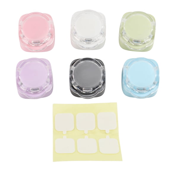 BIMZUC 6-Pack Magnetic Cable Holders – Adhesive Cord Clips for Desk, Wall, and Car – 7.5mm Groove, Easy One-Handed Placement, No Residue