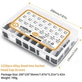 thumbnail image 3 of M3 Hex Button Socket Head Cap Screws Assortment Alloy Steel Metric Cap Bolts Screws, 3 of 4