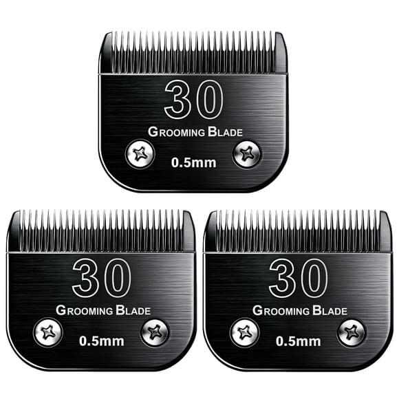 Cuchillas de aseo para perros desmontables MEMIRY, tamaño 30, 0,5 mm, 3 unidades