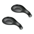 thumbnail image 2 of TidBay 2Pcs Spoon Rest for Stove Top Durable Plastic Spoon Holder Kitchen Utensils Holder Easy to Clean Spoon Mat Compact Size Ladle Holder Stylish Look Dishwasher Safe, 2 of 8