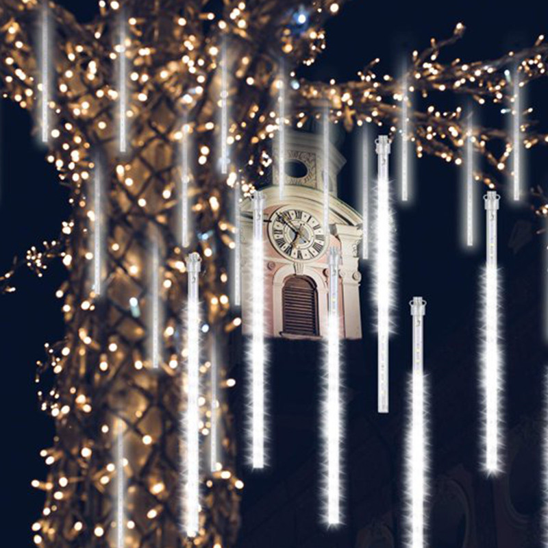 Christmas lights,meteor shower lights, LED meteor shower lights, garden
